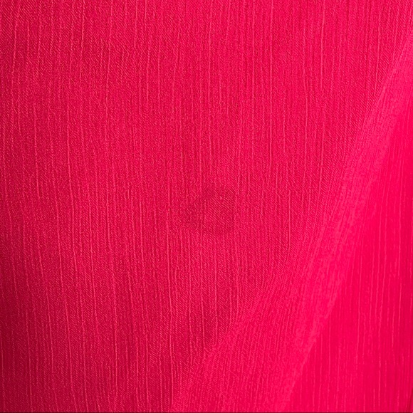 David’s Bridal Chiffon Halter Dress Red Apple Size 20 - Picture 6 of 8